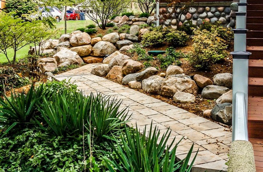 Bouldered Walkway